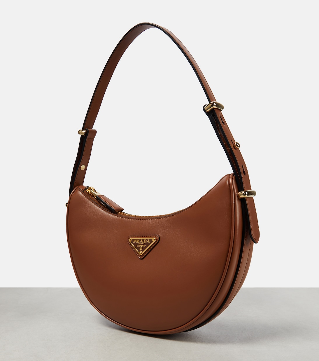 Borsa a spalla Arqué in pelle | Prada