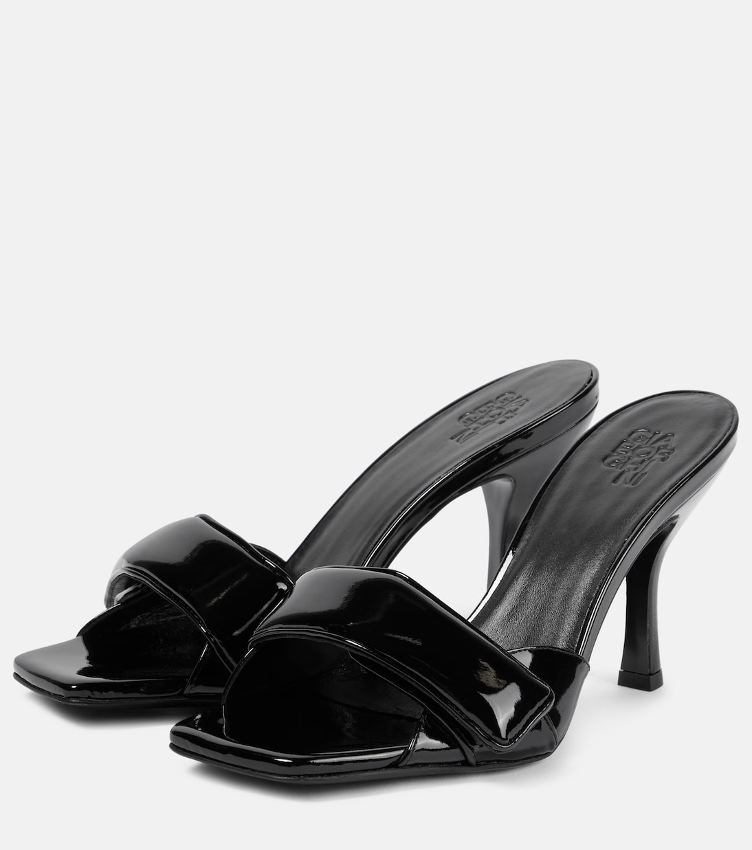 Pantoletten Alodie aus Lacklederimitat | Gia Borghini