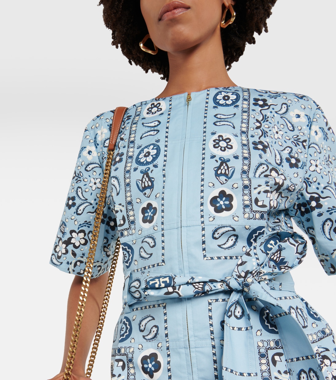 Mono de algodón estampado | Tory Burch