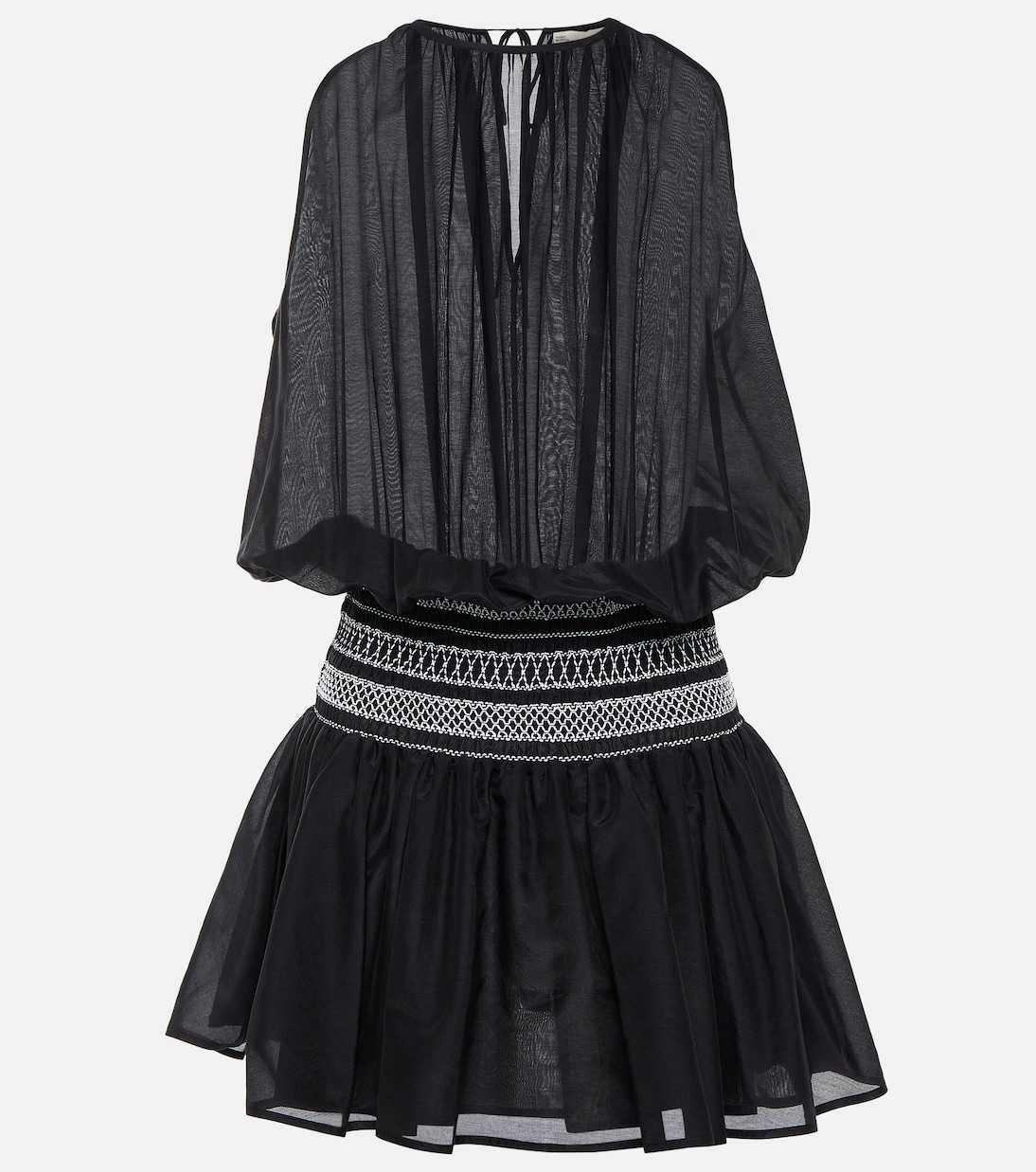 Minikleid aus Baumwolle und Seide | Tory Burch