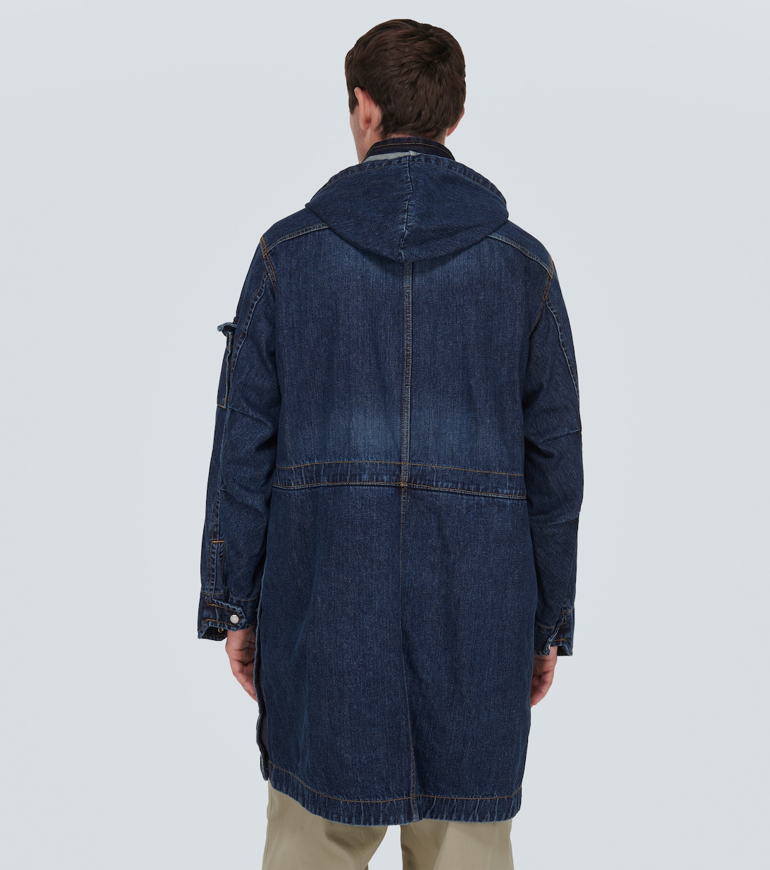 Parka en denim con capucha | Sacai
