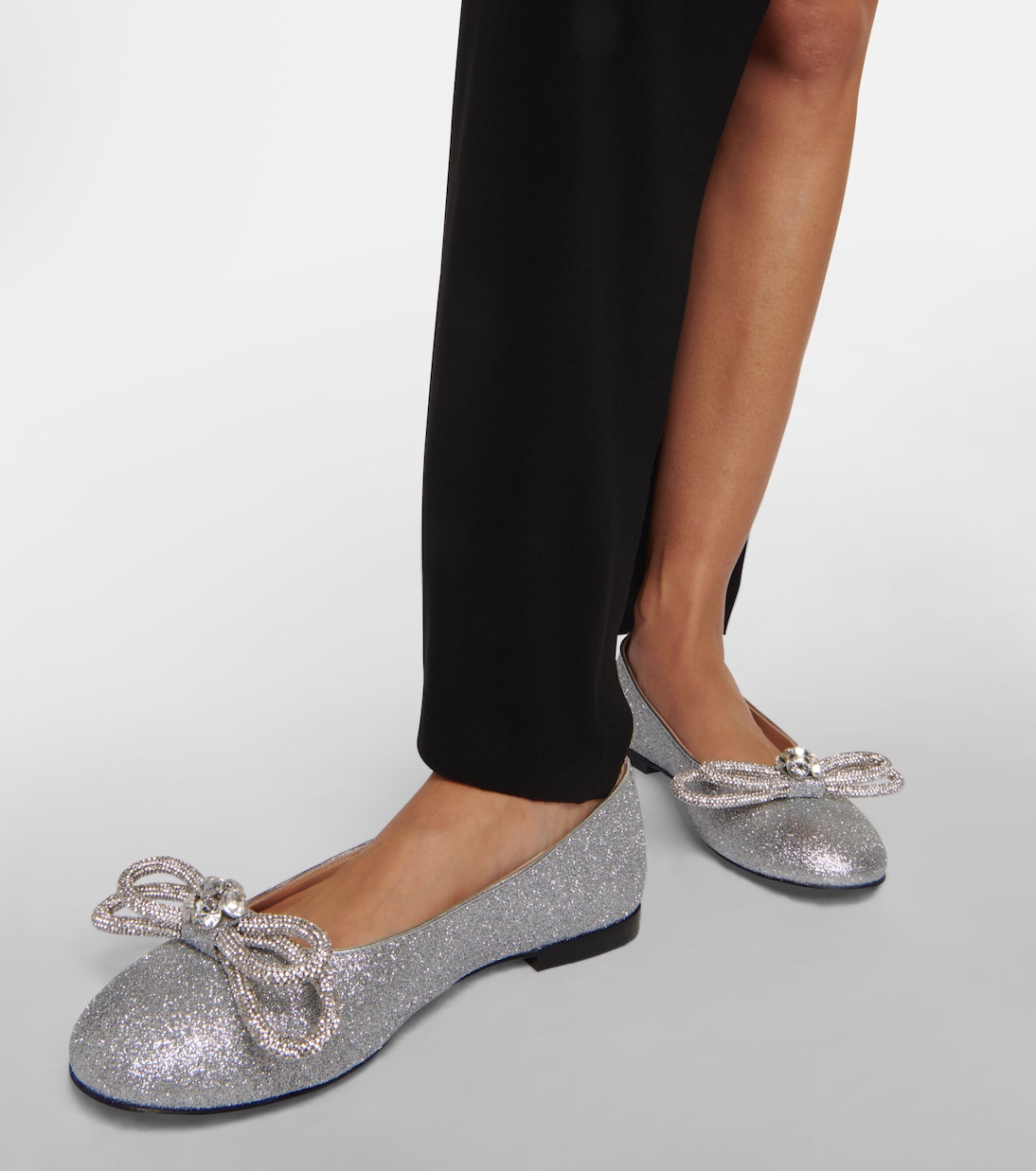 Bailarinas Double Bow con glitter | Mach & Mach