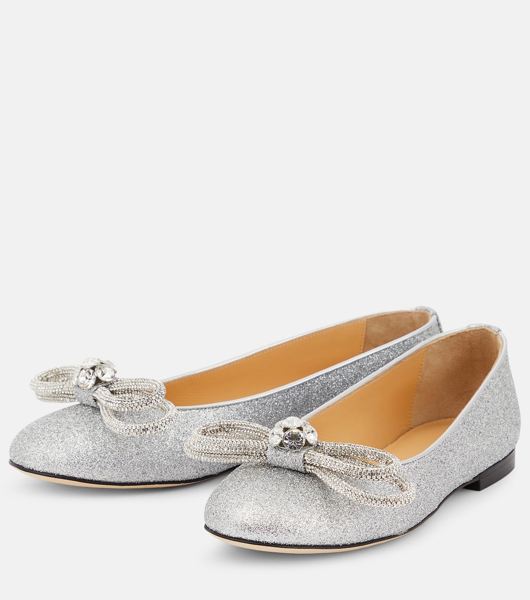 Bailarinas Double Bow con glitter | Mach & Mach