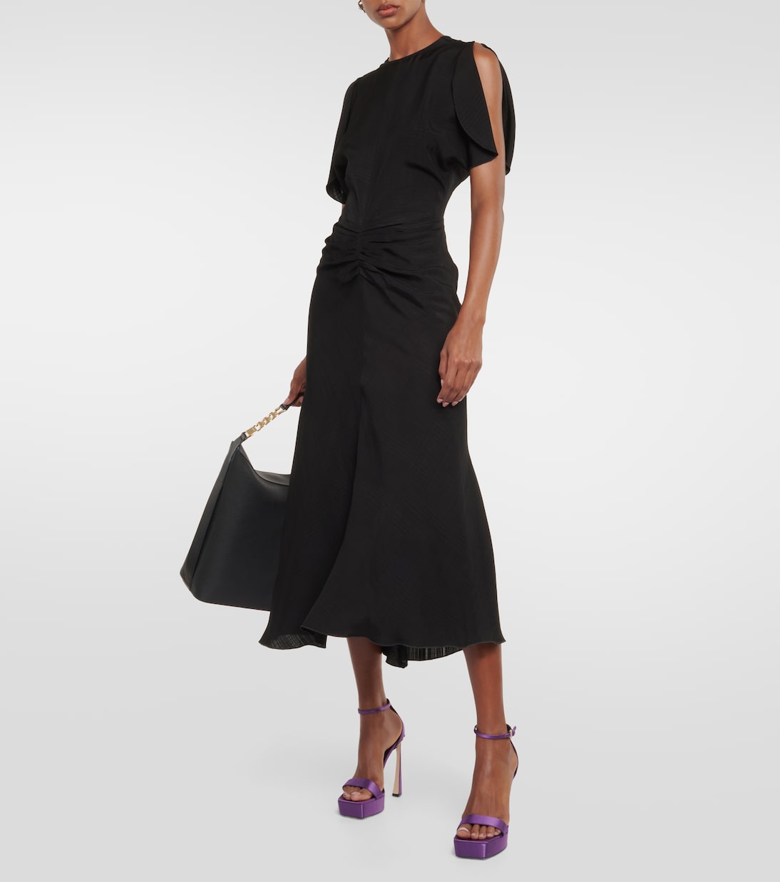 Sandali in raso con plateau | Victoria Beckham