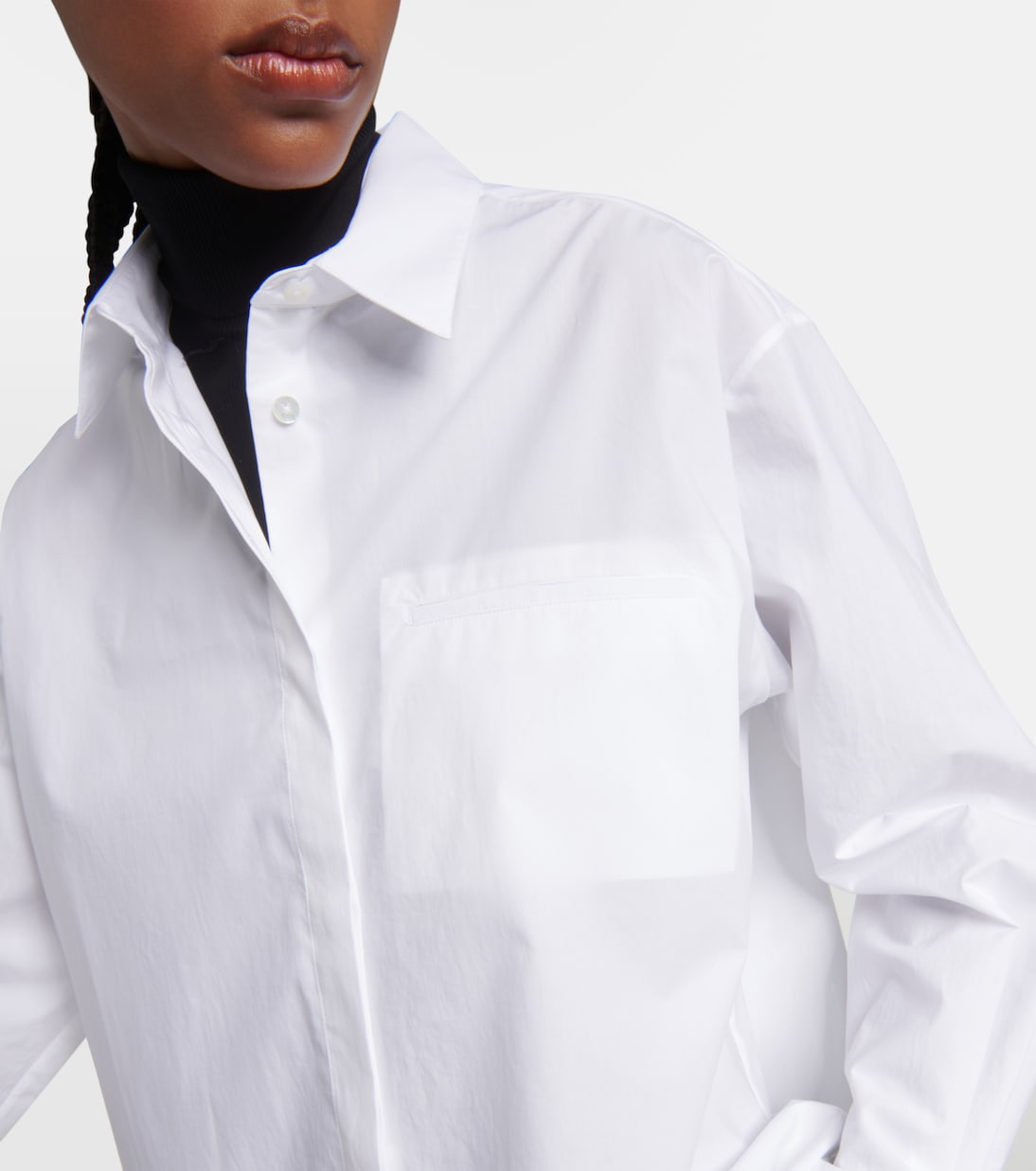 Camisa Eleni de popelín de algodón | The Row
