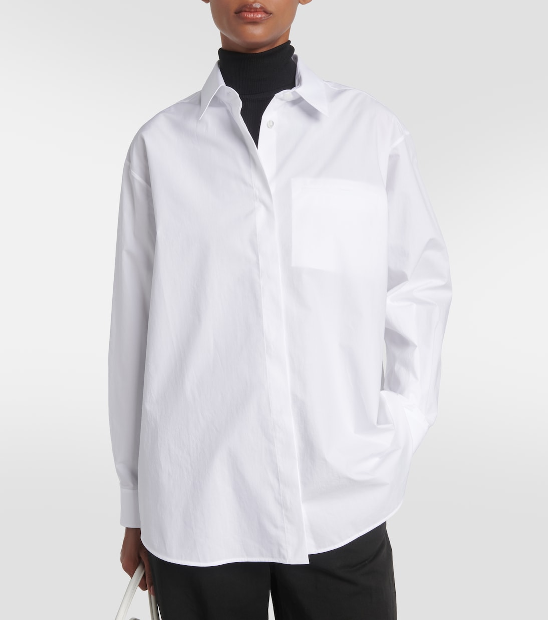 Camisa Eleni de popelín de algodón | The Row