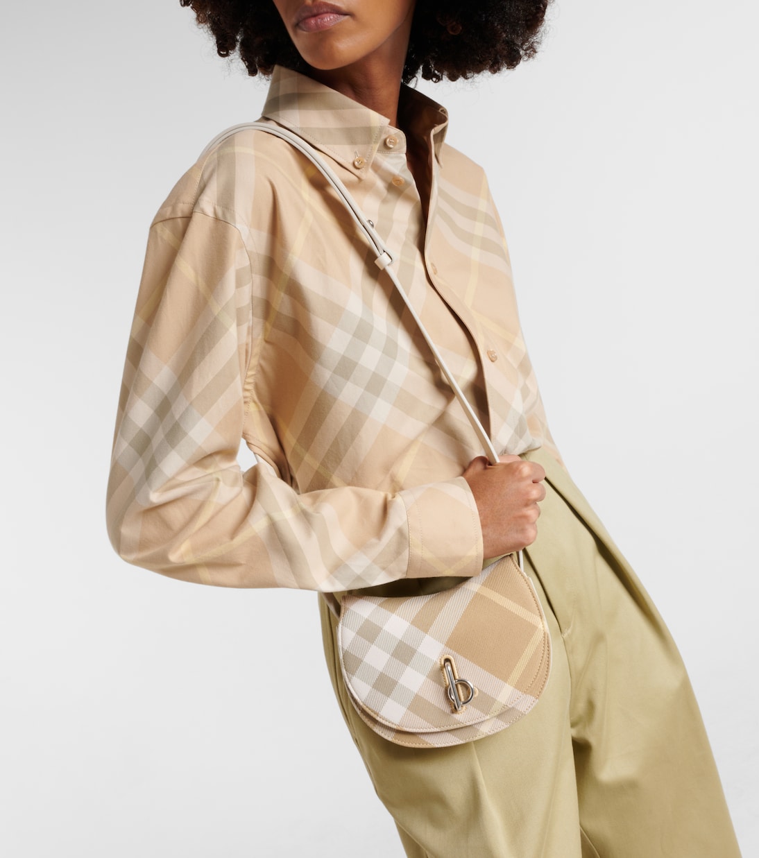 Borsa a tracolla con pelle | Burberry
