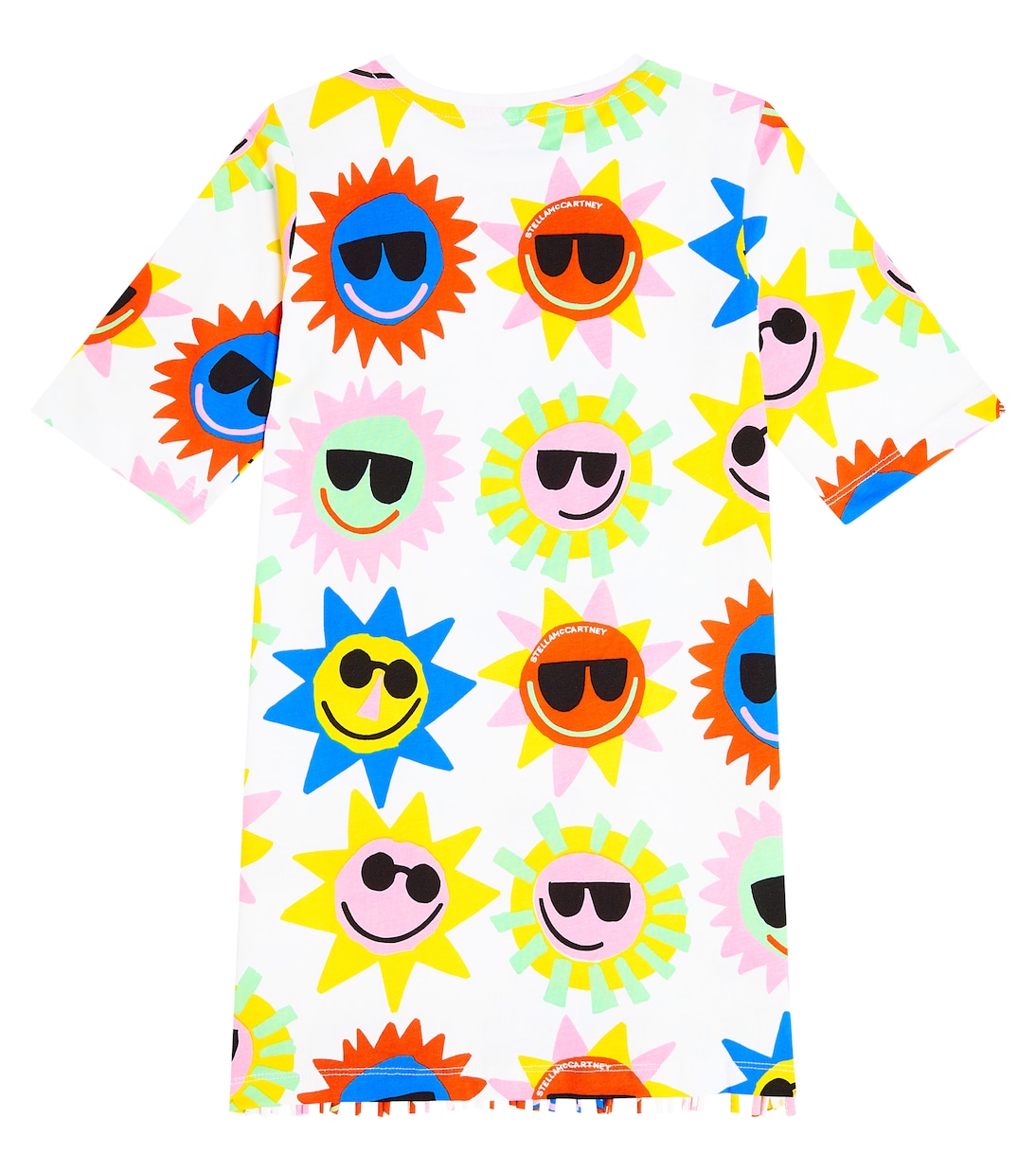 Bedrucktes Kleid aus Baumwoll-Jersey | Stella McCartney Kids
