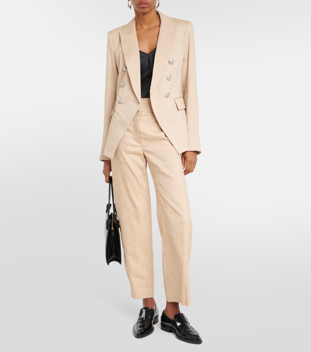 Miller Dickey linen-blend blazer | Veronica Beard