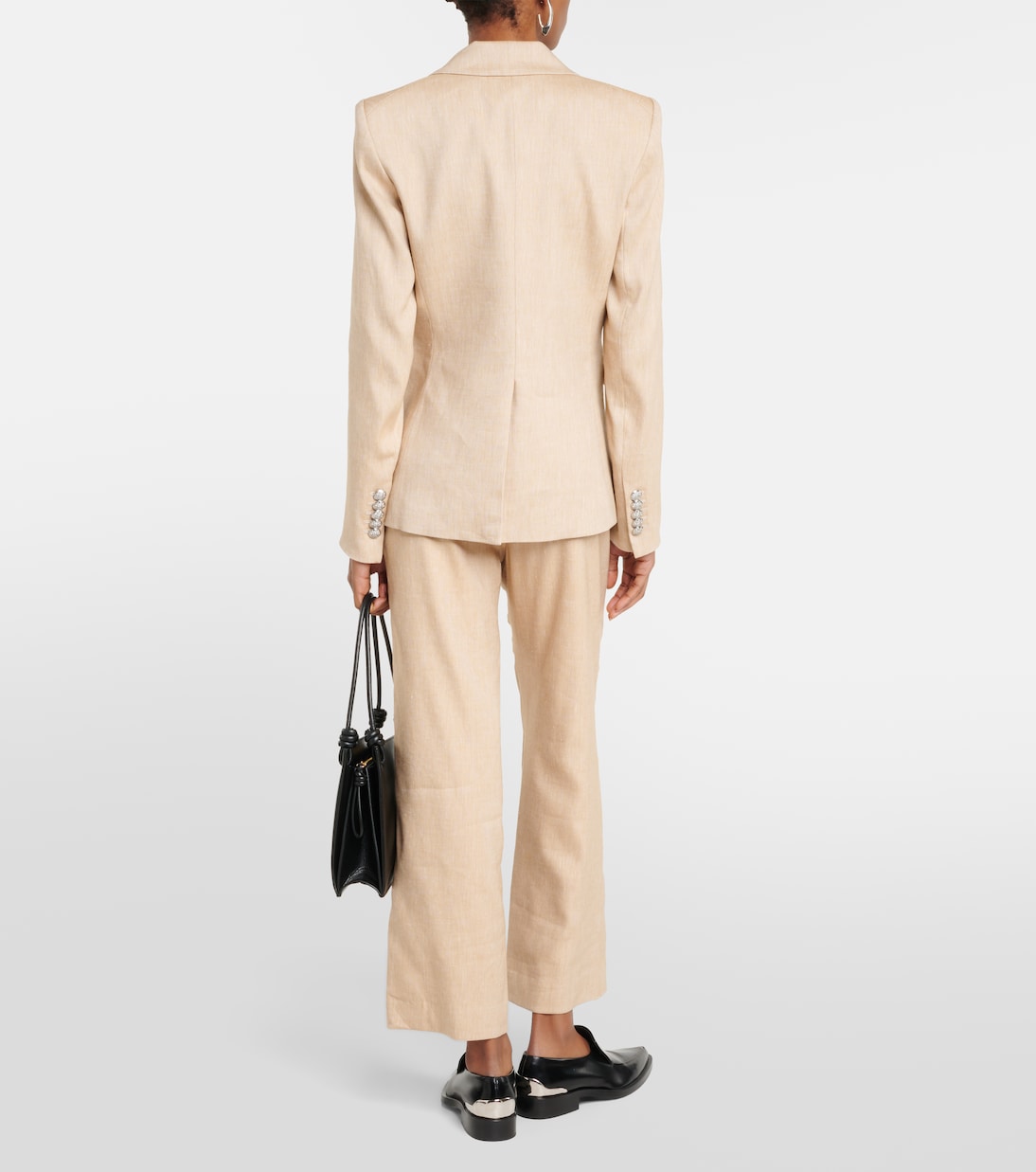 Miller Dickey linen-blend blazer | Veronica Beard