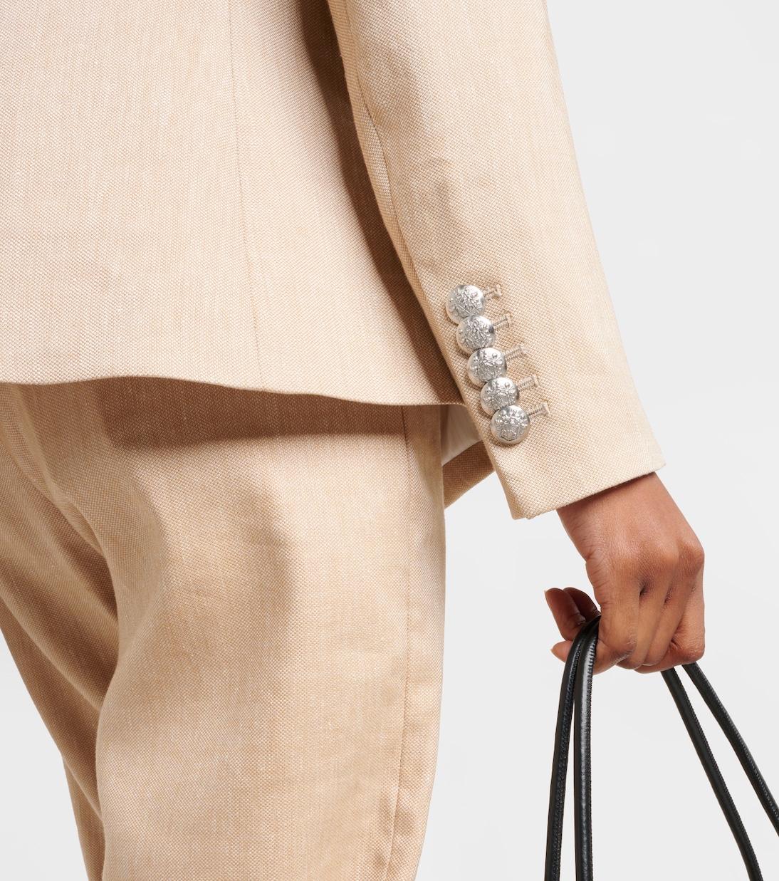 Miller Dickey linen-blend blazer | Veronica Beard