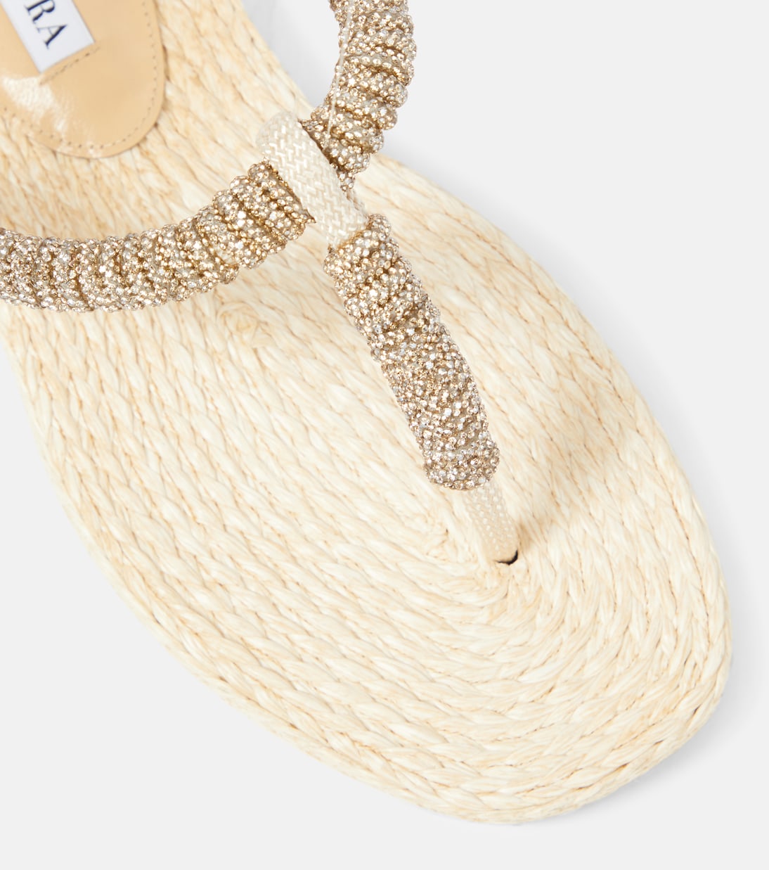 Sunkissed embellished thong sandals | Aquazzura
