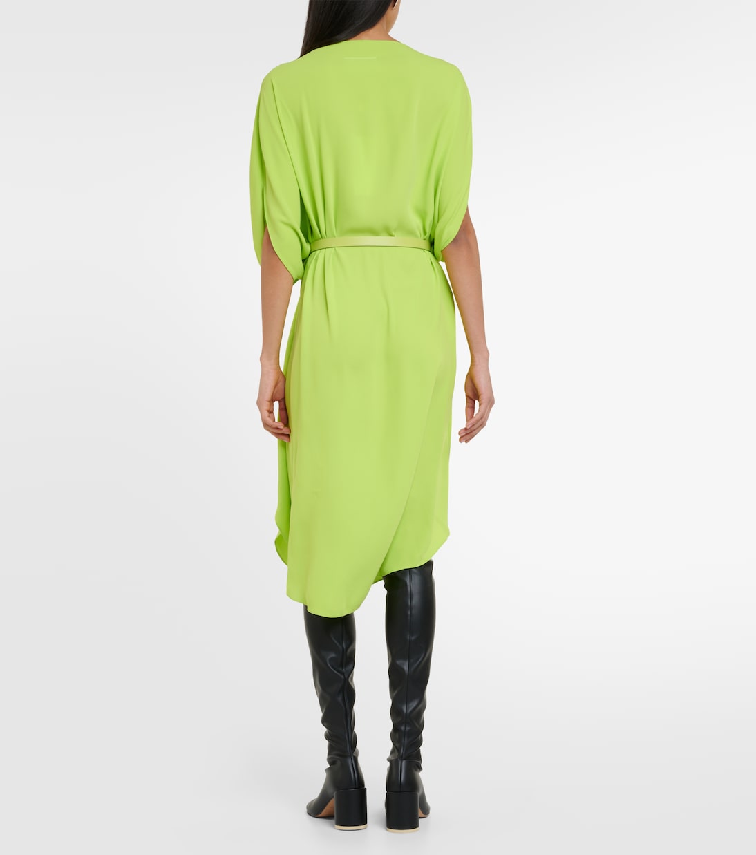 Vestido midi con cinturón | MM6 Maison Margiela