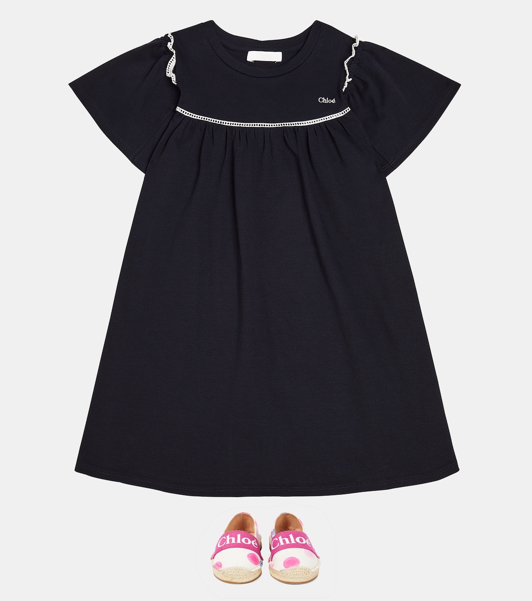 Kleid aus Baumwolle | Chloé Kids
