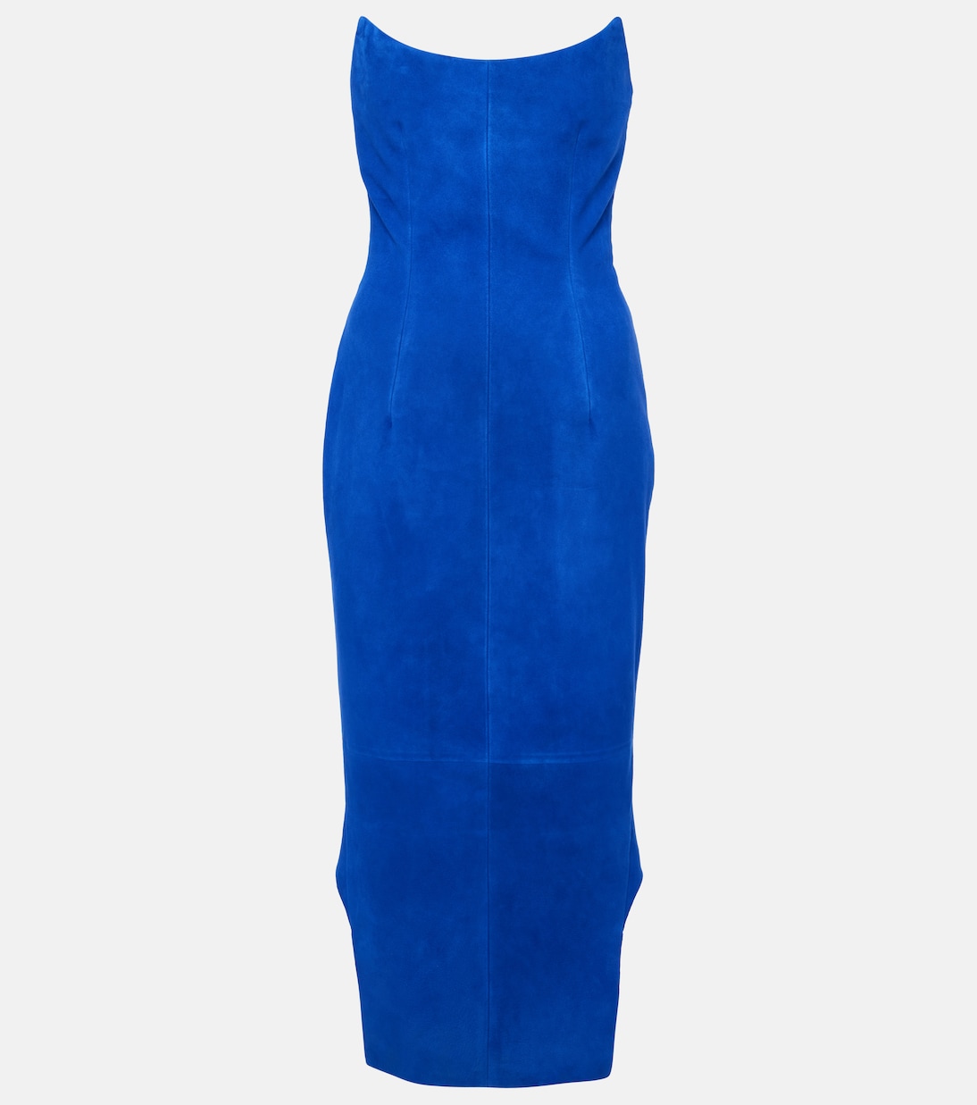 Abito bustier asimmetrico in suede | Givenchy