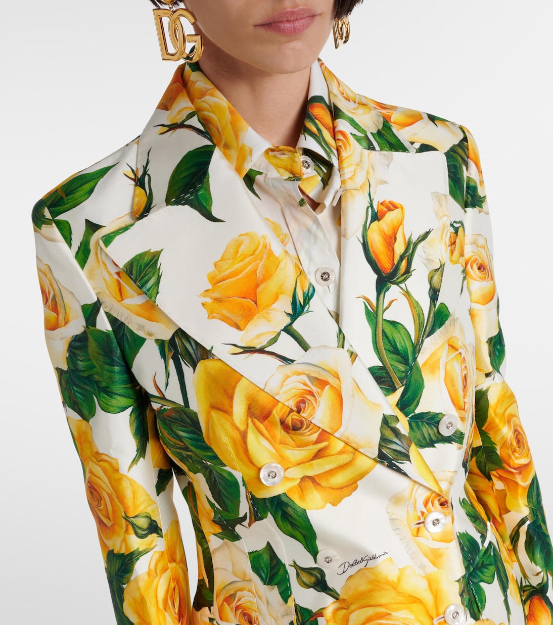 Blazer Turlington aus einem Seidengemisch | Dolce&Gabbana