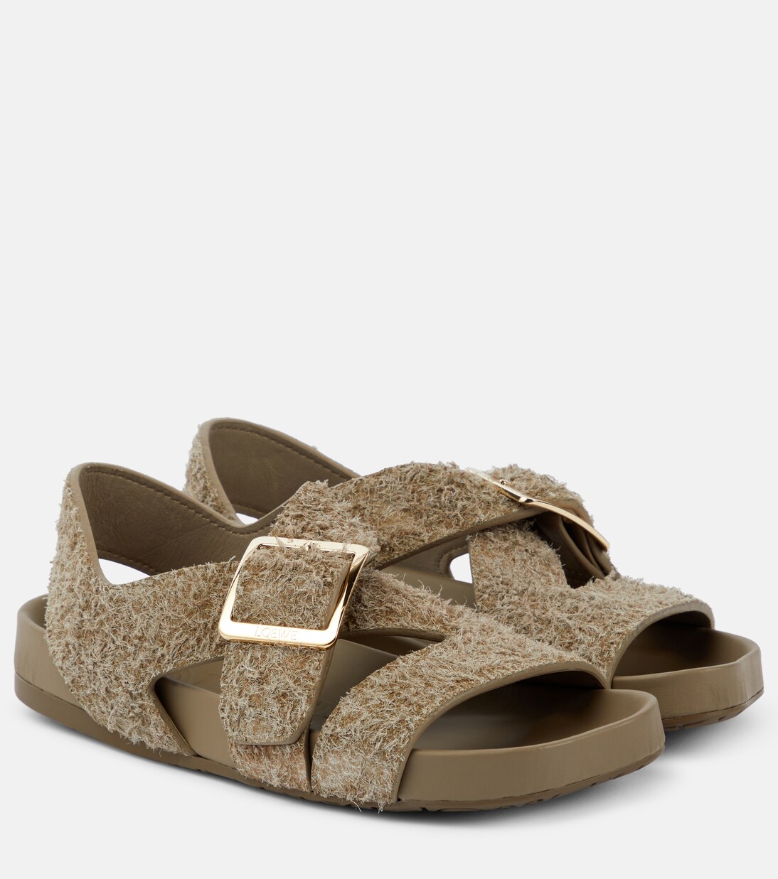 Sandales Paula's Ibiza Ease en daim | Loewe