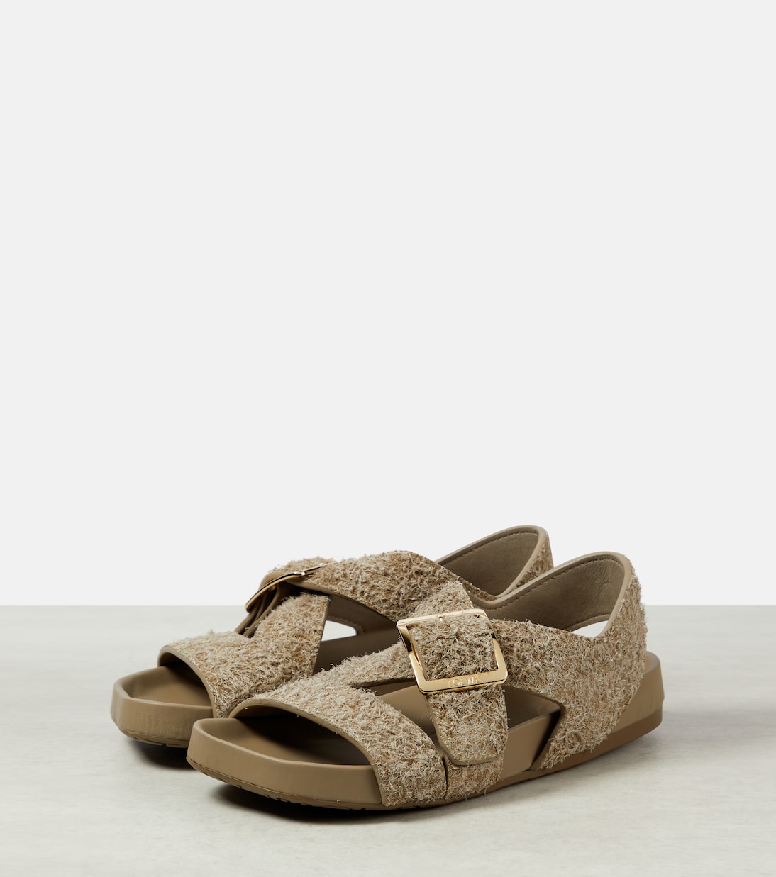 Sandales Paula's Ibiza Ease en daim | Loewe