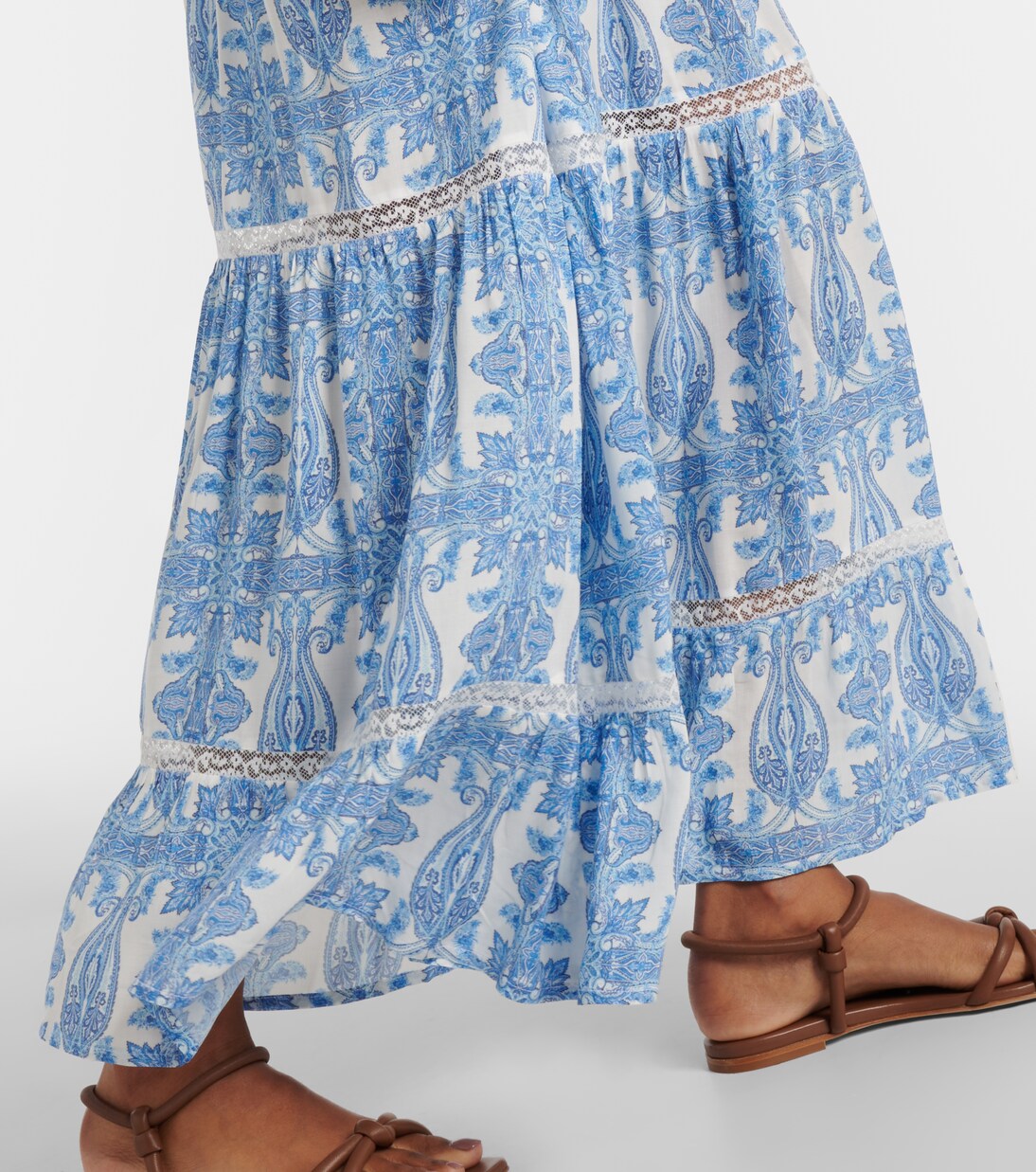 Eclipse printed off-shoulder midi dress | Melissa Odabash