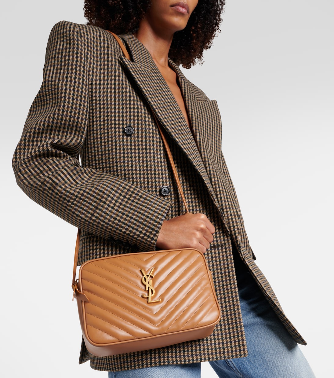 Borsa a tracolla Lou in pelle matelassé | Saint Laurent