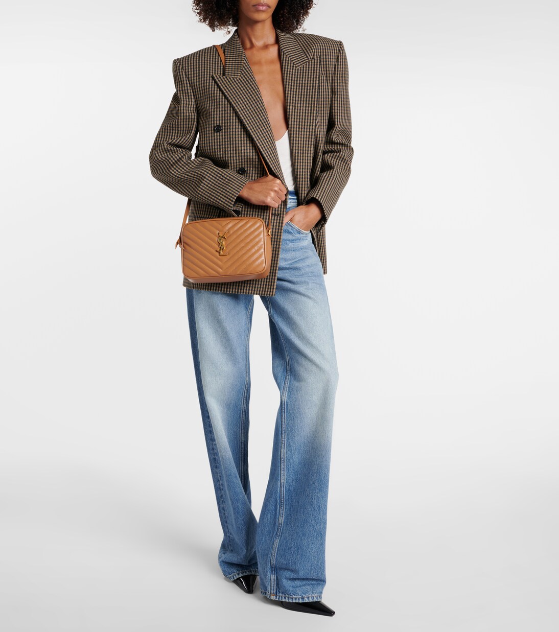 Borsa a tracolla Lou in pelle matelassé | Saint Laurent