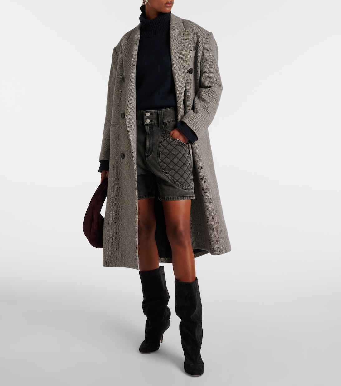 Bottes Esther 75 en daim | Paris Texas