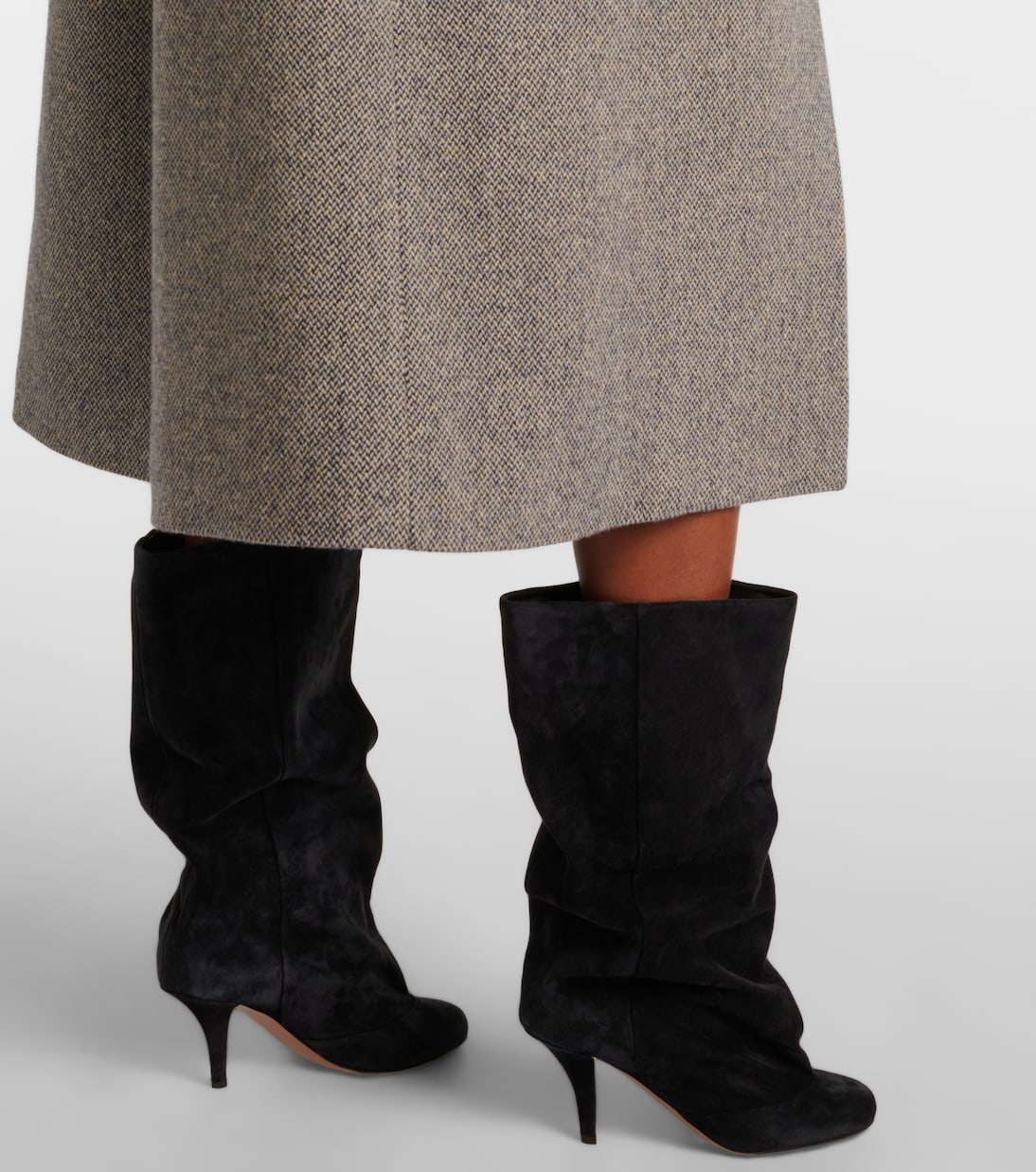 Bottes Esther 75 en daim | Paris Texas