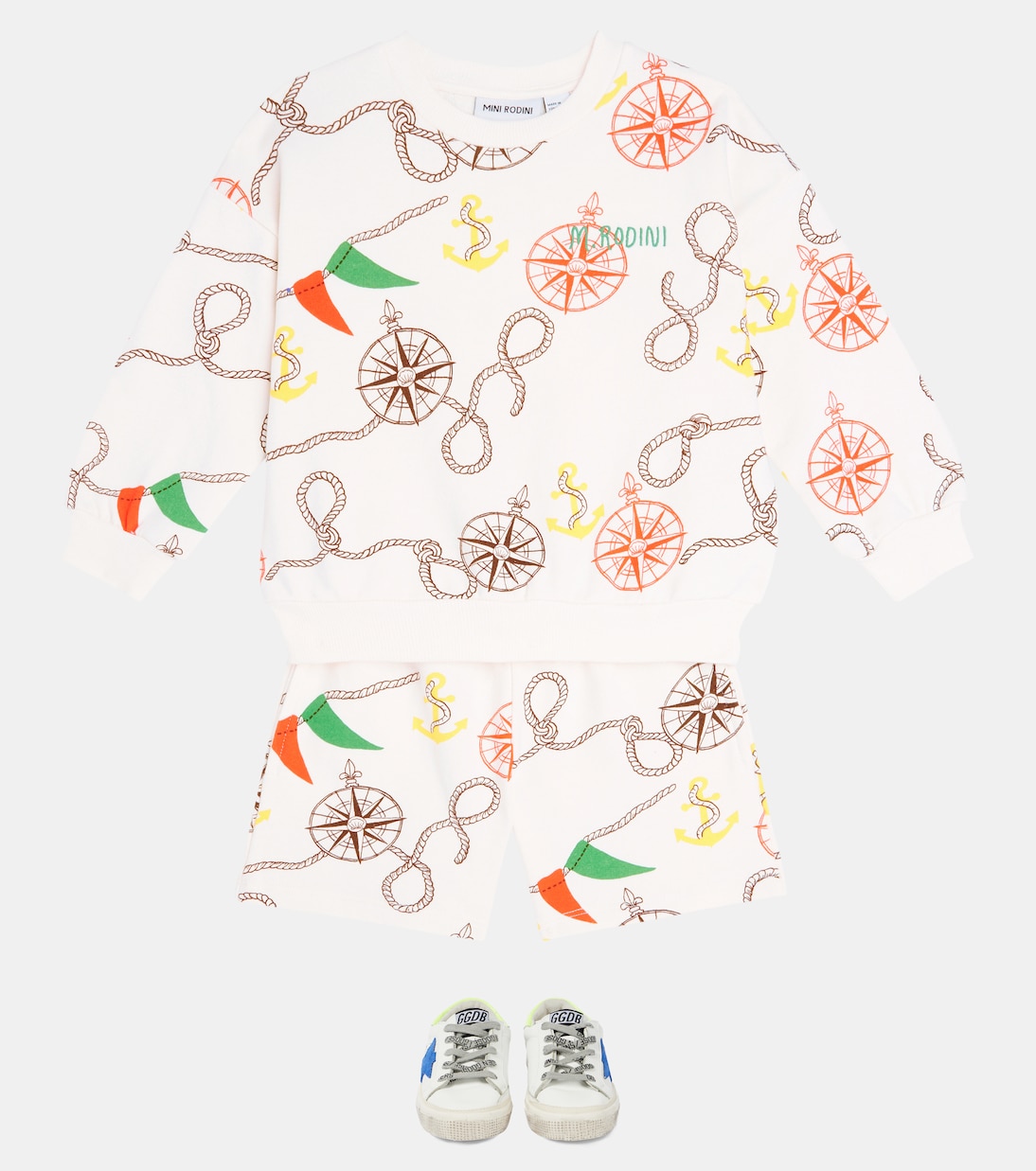 Sudadera Nautical de jersey de algodón | Mini Rodini