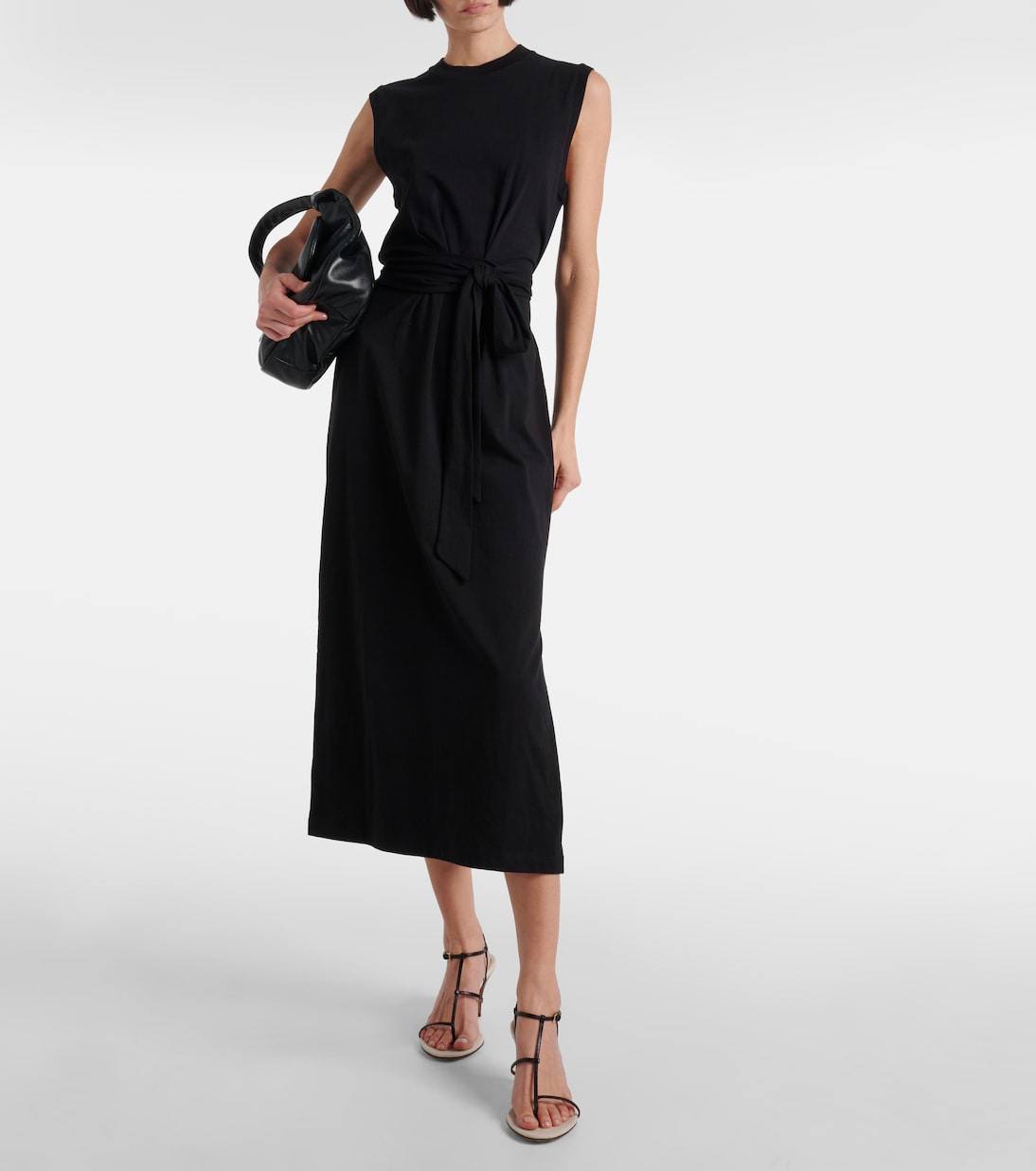 Robe midi en coton | Vince