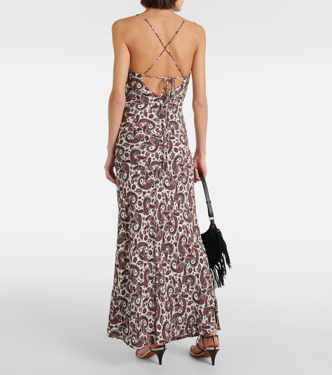 Vestido midi Sisudo de paisley | Faithfull