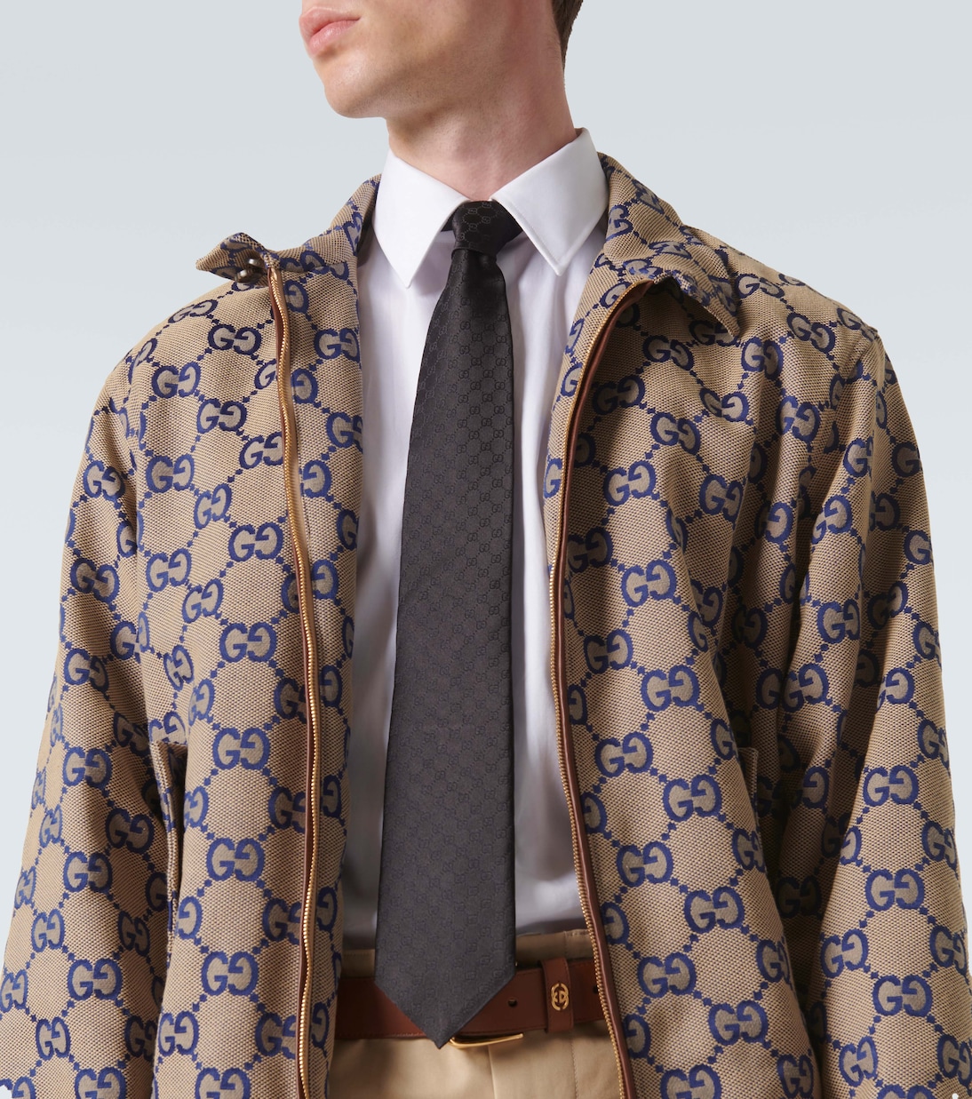 Cravatta in twill di seta GG | Gucci
