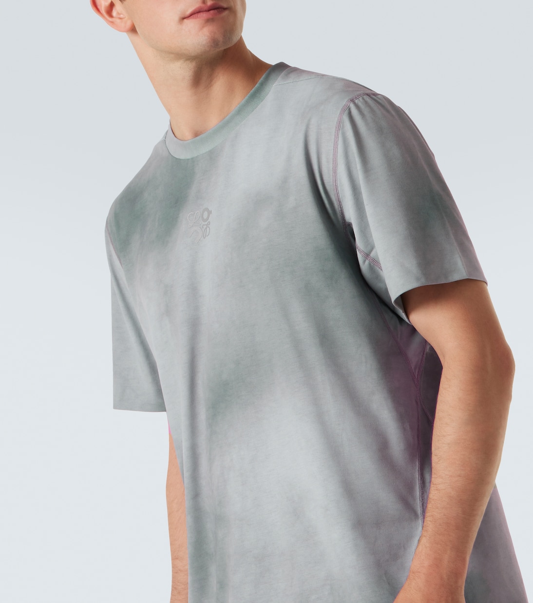x On camiseta de tejido técnico tie-dye | Loewe