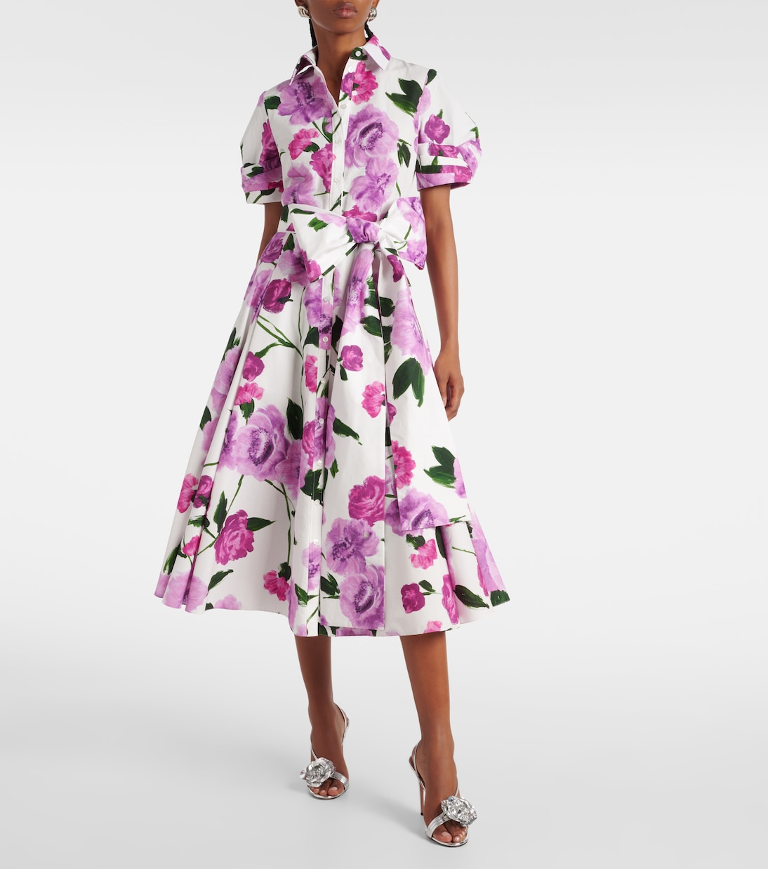 Hemdblusenkleid aus Baumwolle | Erdem
