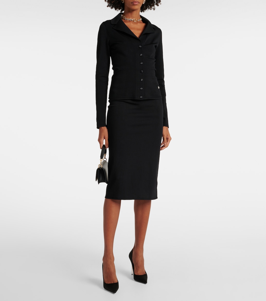 DG cropped cardigan | Dolce&Gabbana