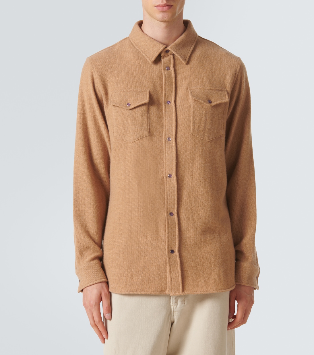 Camicia in maglia di cashmere | God's True Cashmere