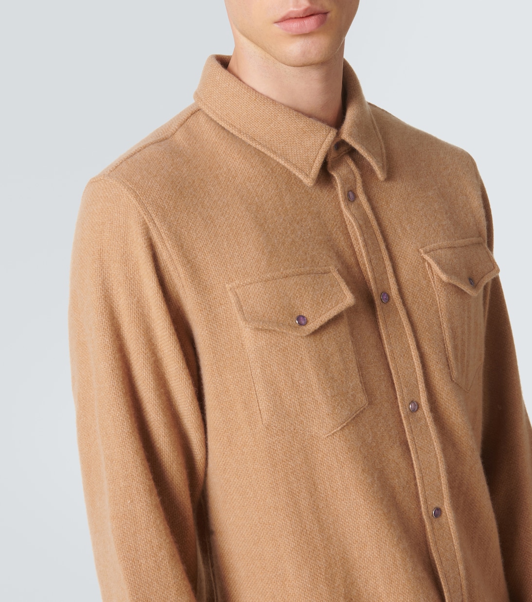 Camicia in maglia di cashmere | God's True Cashmere