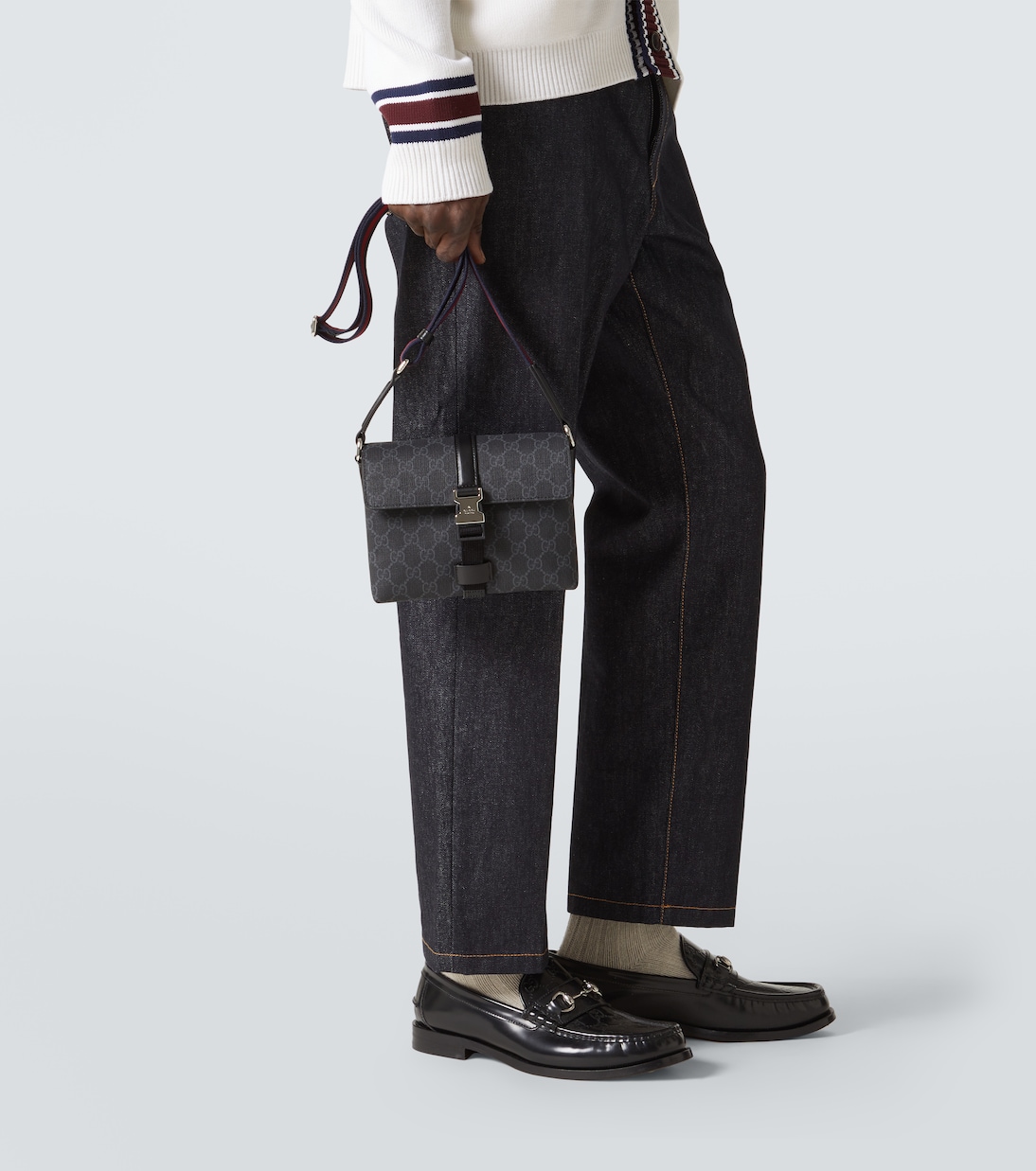 Borsa a tracolla GG Mini con pelle | Gucci