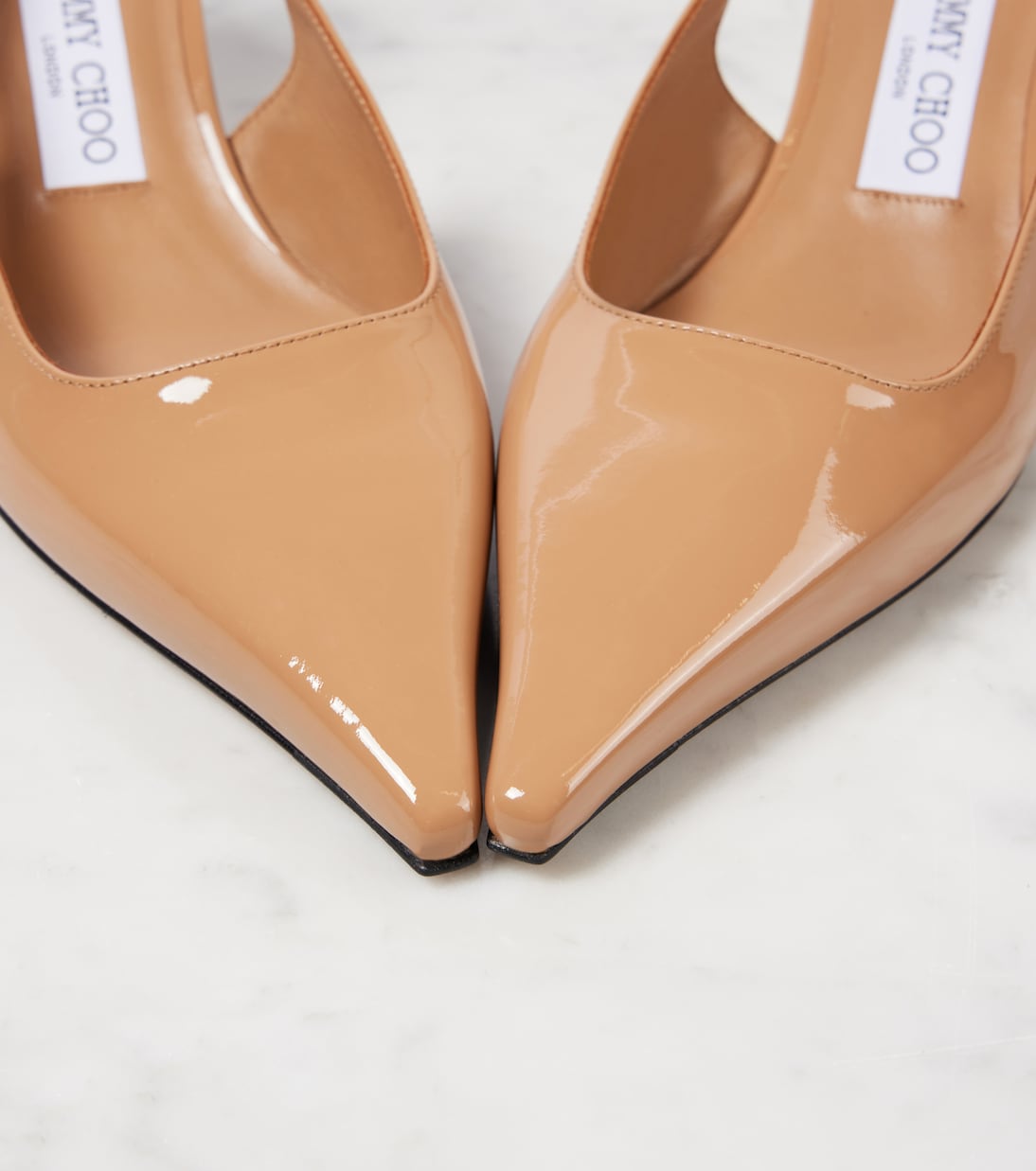 Pumps slingback Amel 50 in vernice | Jimmy Choo