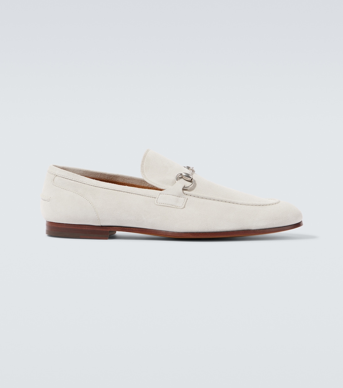 Mocassini Gucci Jordaan Horsebit in suede  | Gucci