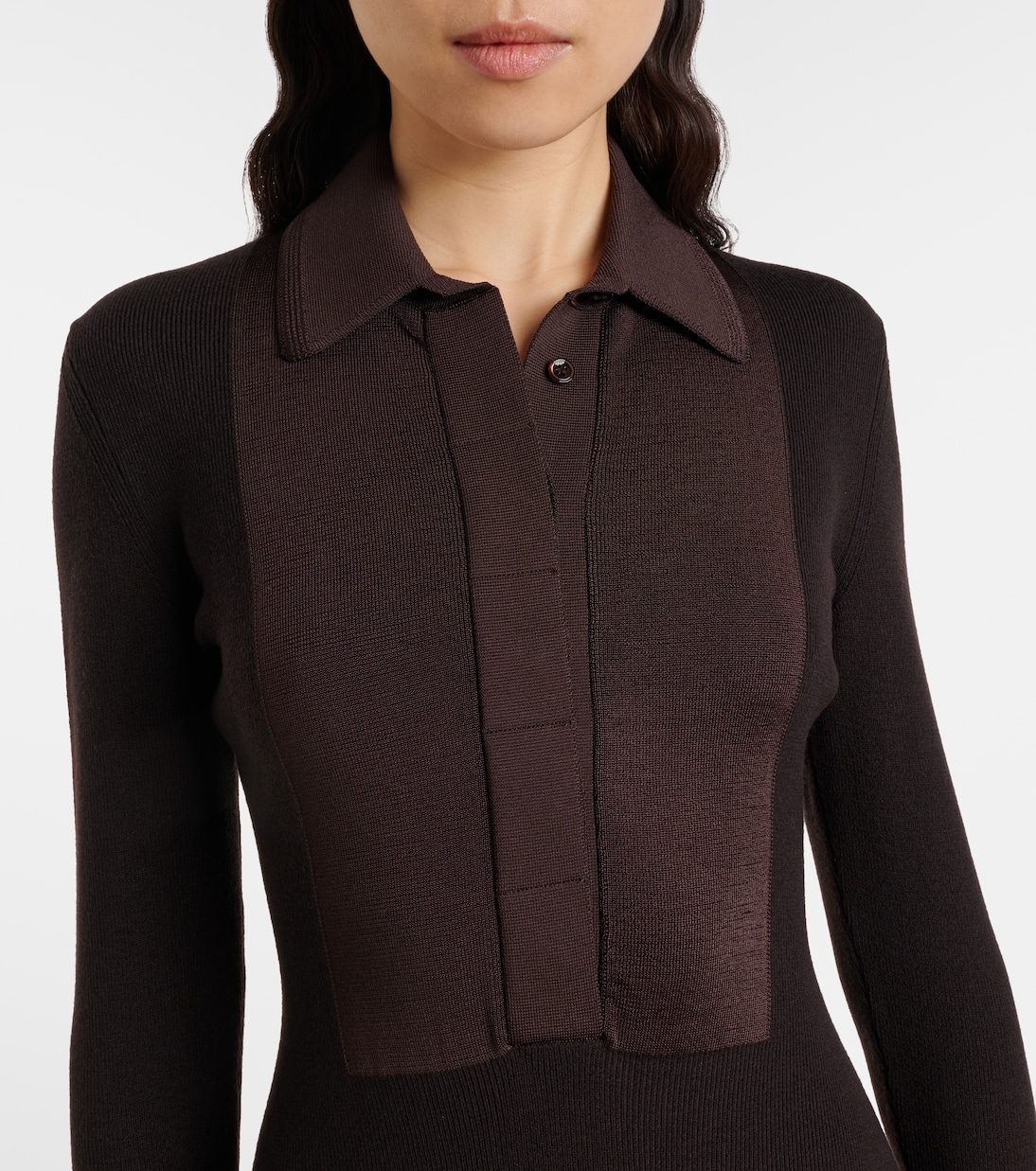 Maxikleid aus einem Wollgemisch | Tom Ford