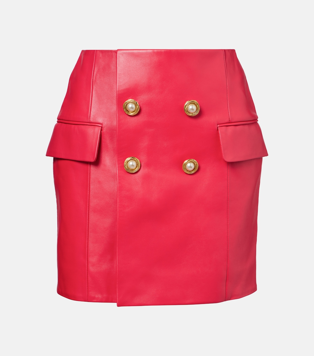 Minigonna in pelle | Balmain