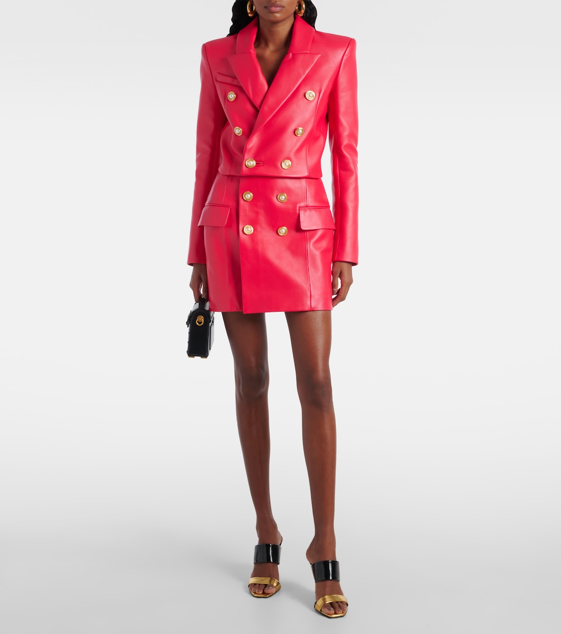 Minigonna in pelle | Balmain