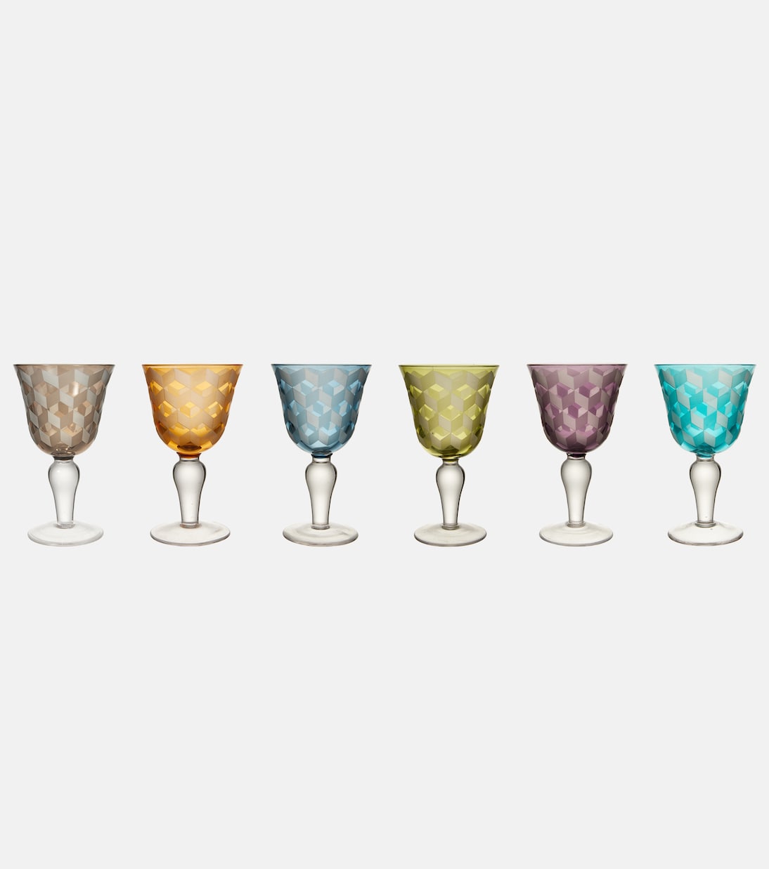 Blocks set of 6 wine glasses | Polspotten