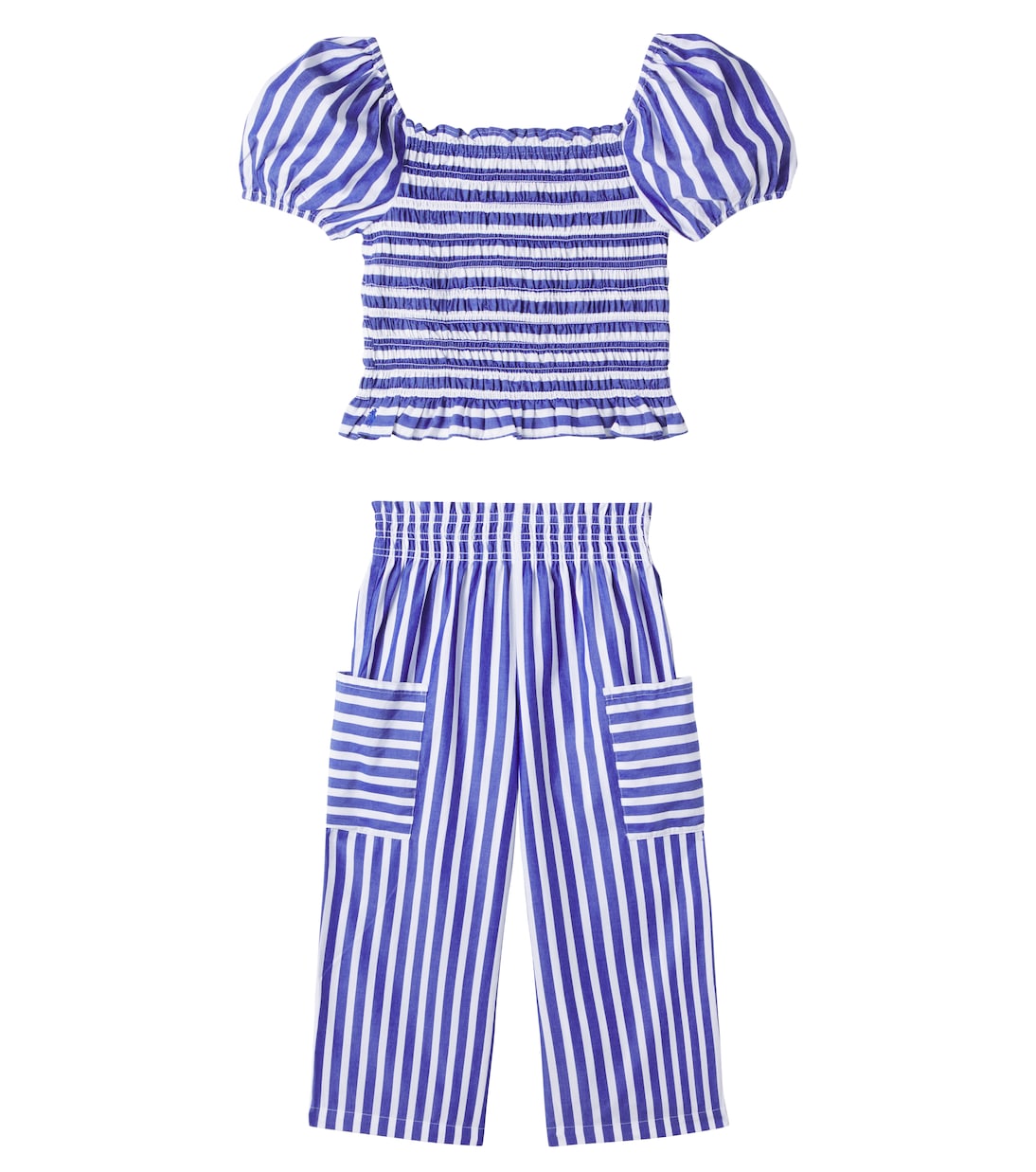 Ensemble top et pantalon rayés en coton | Polo Ralph Lauren Kids
