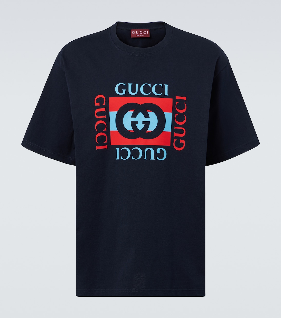 Camiseta en jersey de algodón con logo | Gucci