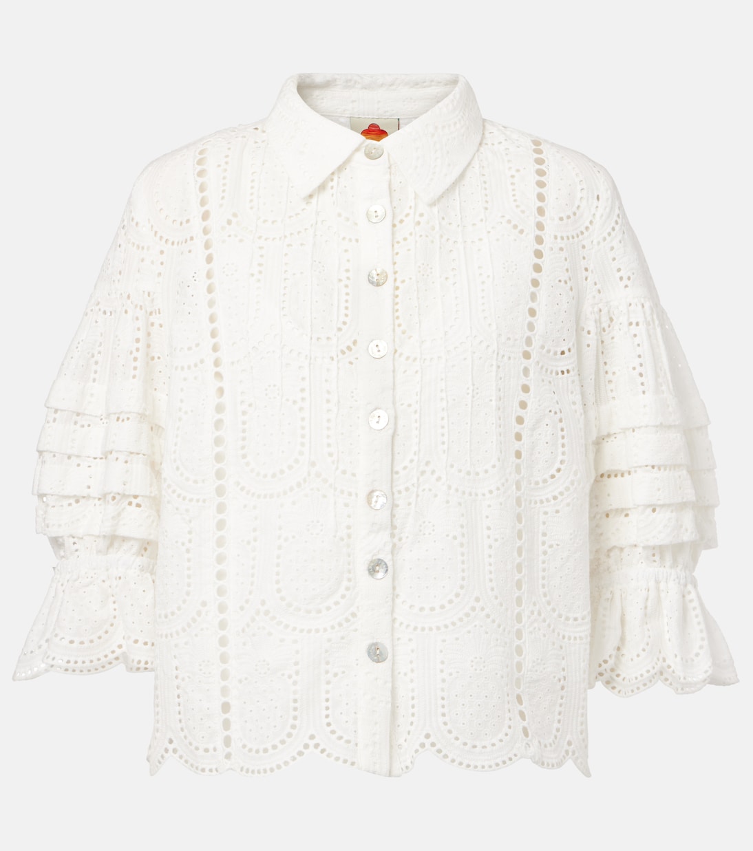 Camicia in cotone con ricamo | Farm Rio