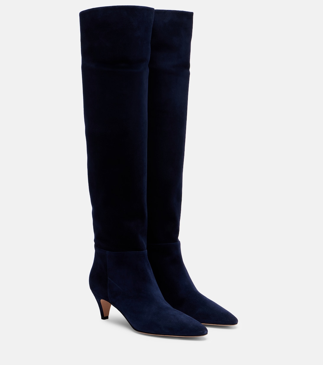 Pointy 55 suede knee-high boots | Gianvito Rossi