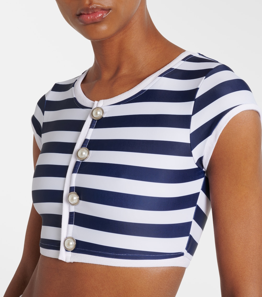 Grace striped bikini top  | Same