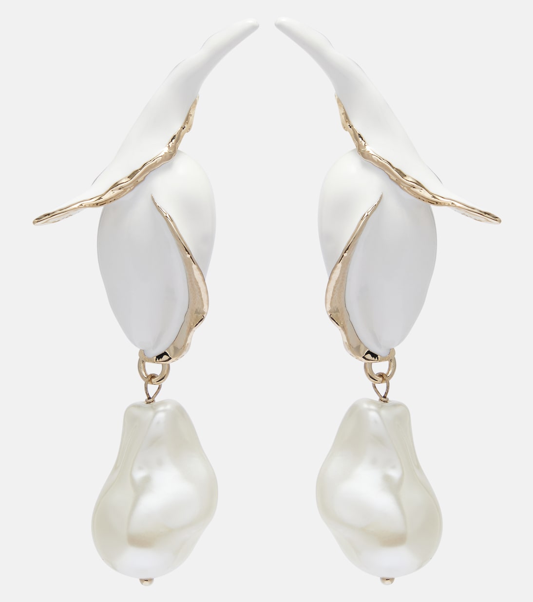 Pearl drop earrings | Erdem