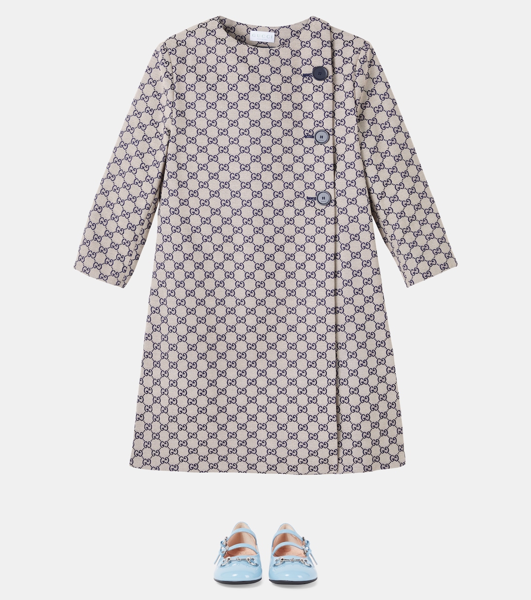 Horsebit patent leather ballet flats | Gucci Kids